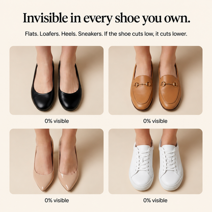 Cushioned No-Show Socks — Invisible & Non-Slip