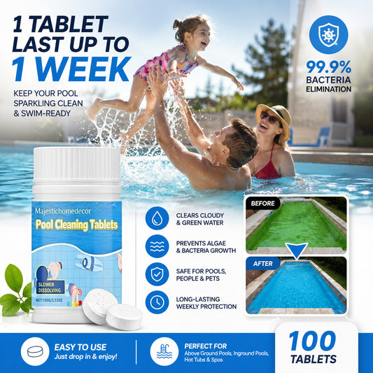 The Next-Gen Pool Purifier is here ✨ 2X Stronger Algae Control, Gentle & Safe for Kids!