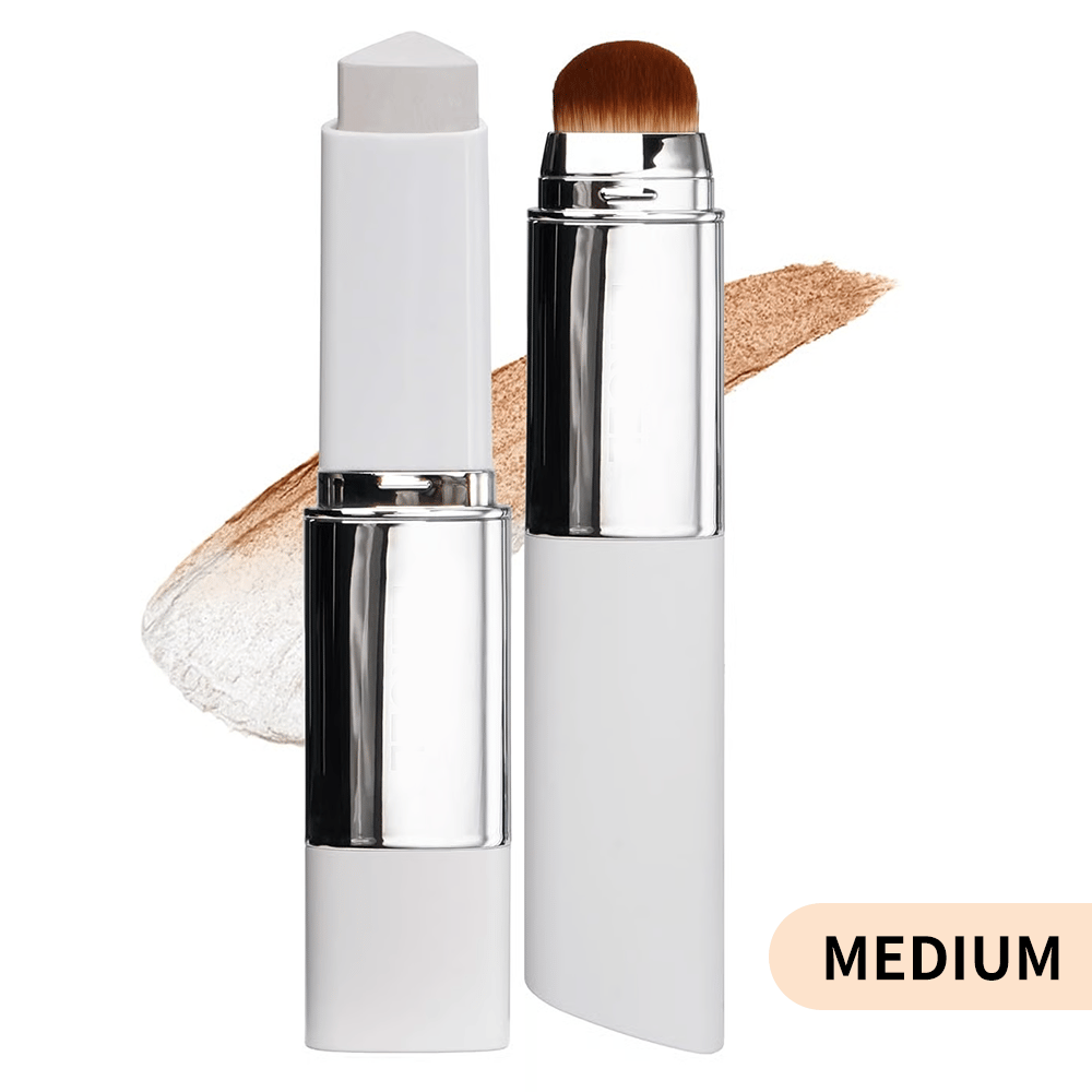 ✨BUY 1 GET 1 FREE — 3-in-1 Color-Adjusting Foundation Stick for Pores, Redness & Uneven Skin Tone