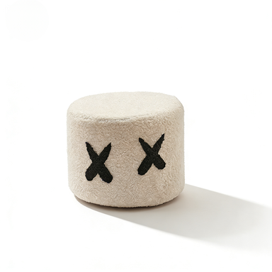 Solid wood stool