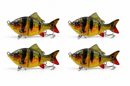 💥 Hyper-Realistic Multi-Jointed Bionic Swimbait | S-Curve Action Lure