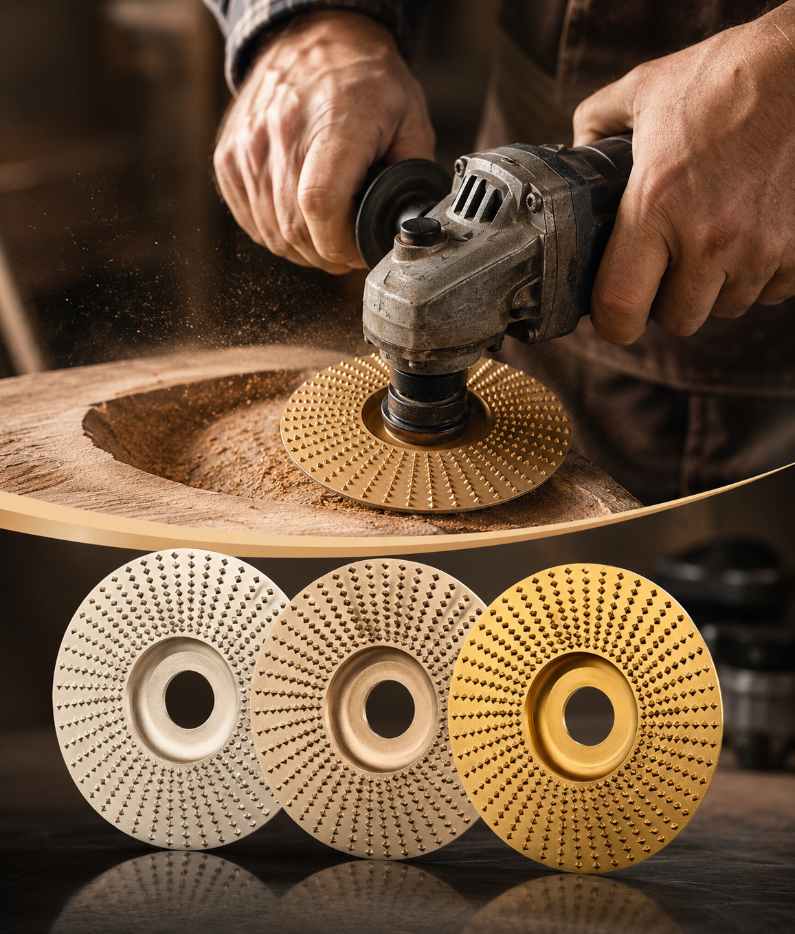 ⏰Limited Deal: Wood Carving Disc for Angle Grinder – Buy 1 Get 1 Free