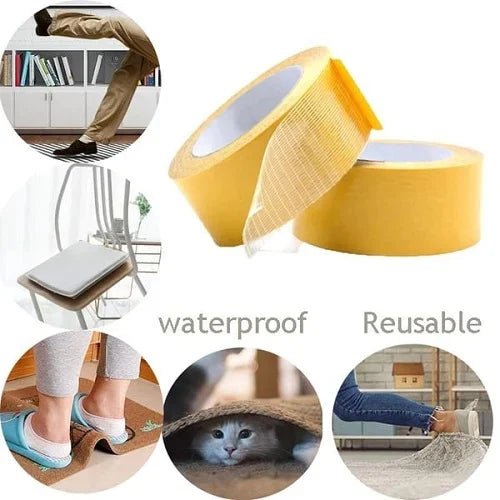 🔥 Super Sticky Double Sided Tape — No Damage, No Residue