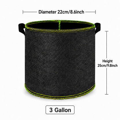 🌱 [UPGRADED] Heavy Duty Grow Bags - Say Goodbye to Root Rot!