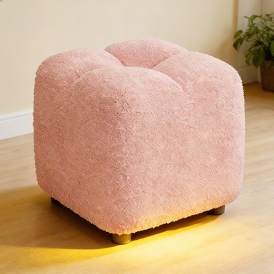 Lamb's wool stool