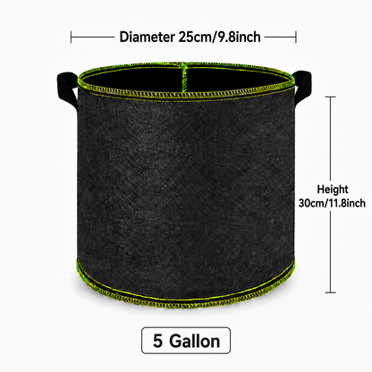 🌱 [UPGRADED] Heavy Duty Grow Bags - Say Goodbye to Root Rot!