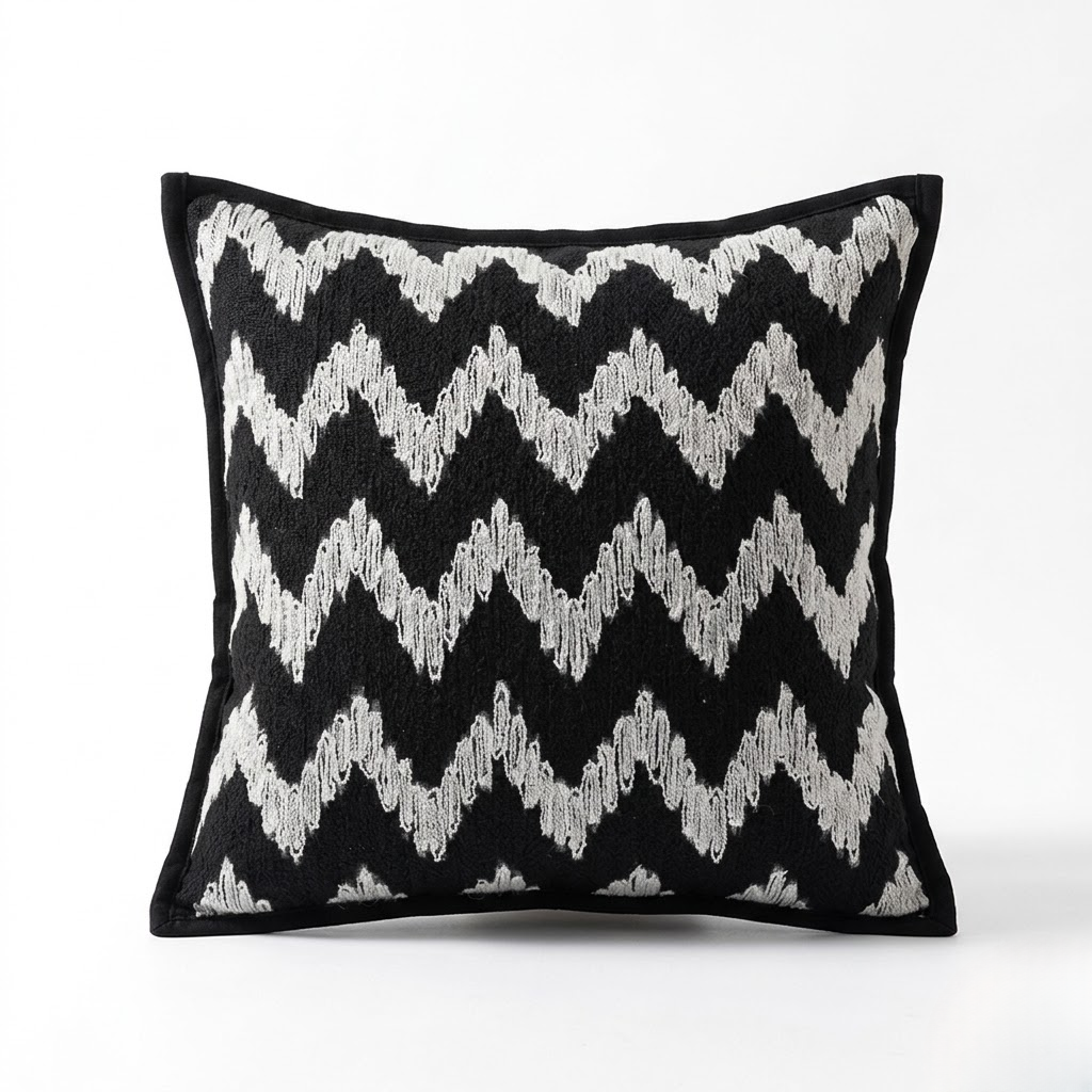 Simple style luxury throw pillow