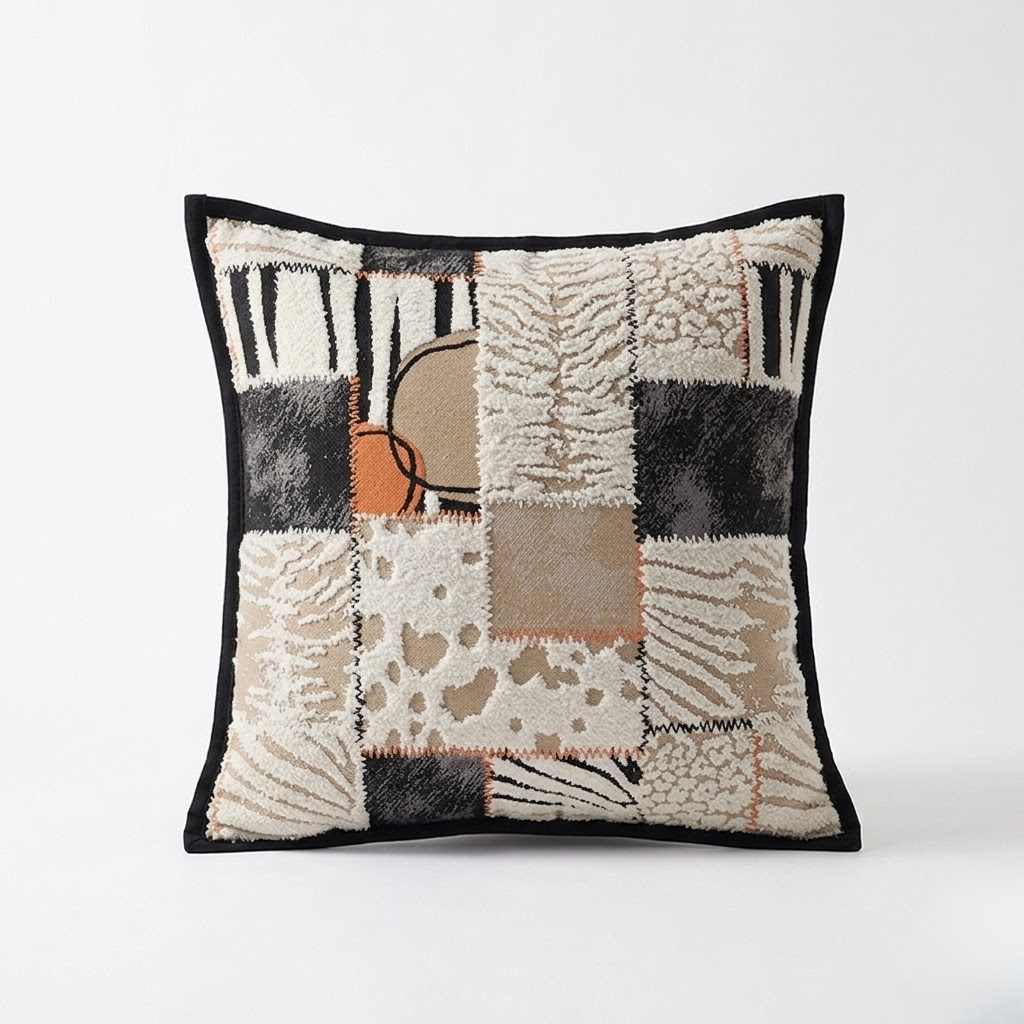 Simple style luxury throw pillow